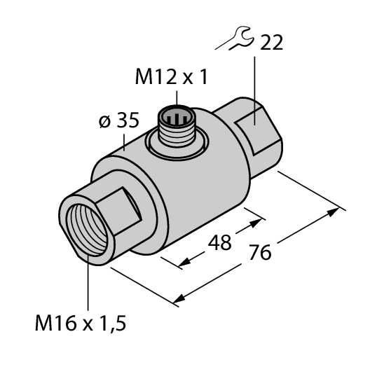 德国TURCK图尔克流量传感器FCI-D09A4-NA-H1141/M16