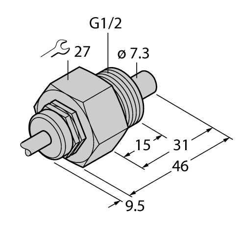 德国TURCK图尔克流量传感器FCS-G1/2A4-NA/D100