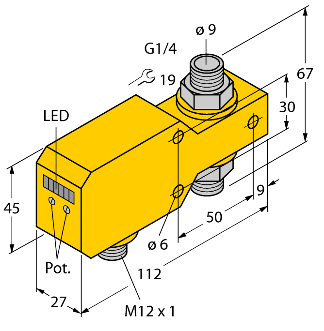 德国TURCK图尔克流量传感器FCI-D10A4P-LIX-H1141/A