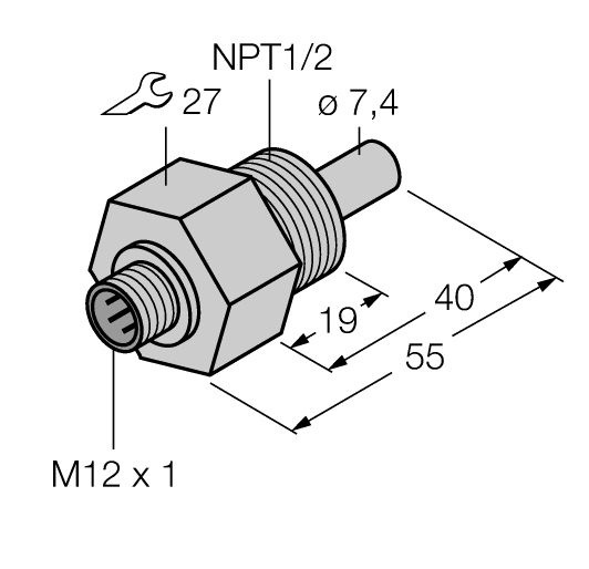 德国TURCK图尔克流量传感器FCS-N1/2A4-NAEX0-H1141