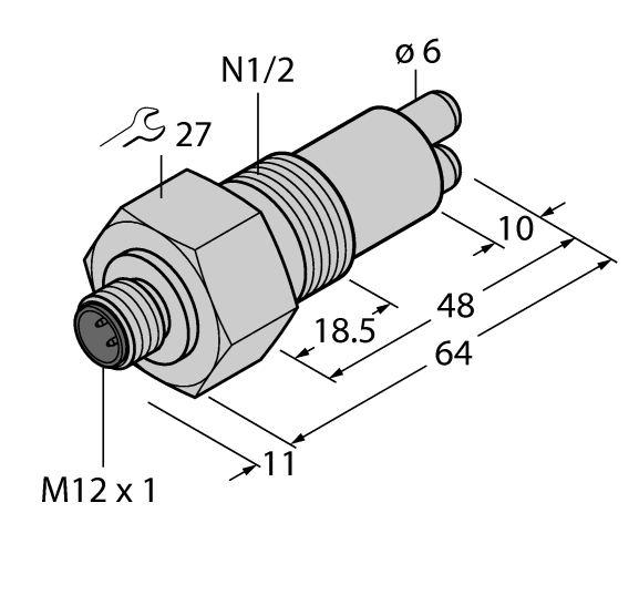德国TURCK图尔克流量传感器FCS-N1/2A4-NAEX-H1141/A