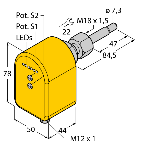 德国TURCK图尔克流量传感器FTCST-A4P-2AP8X-H1140