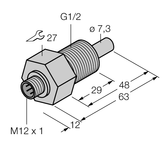 德国TURCK图尔克流量传感器FCS-GL1/2A4-NA-H1141