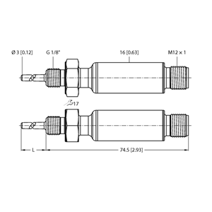 德国TURCK图尔克温度传感器TTMS-103A-G1/8-LIUPN-H1140-L013