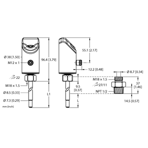 德国TURCK图尔克流量传感器FS101-300L-66-2LI-H1141