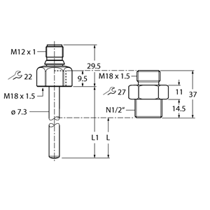 德国TURCK图尔克流量传感器FP100-300L-63-NA-H1141