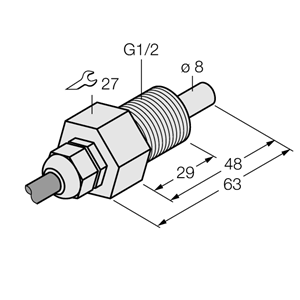 德国TURCK图尔克流量传感器FCS-GL1/2T-NA