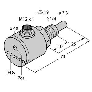 德国TURCK图尔克流量传感器FCS-G1/4A4-AP8X-H1141