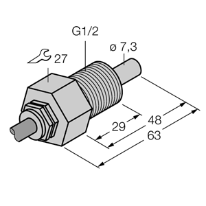德国TURCK图尔克流量传感器FCS-GL1/2A4-NA/D100