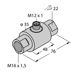 德国TURCK图尔克流量传感器FCI-D03A4-NA-H1141/M12