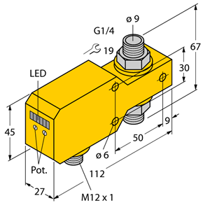 德国TURCK图尔克流量传感器FCI-D04A4P-ARX-H1140