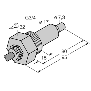 德国TURCK图尔克流量传感器FCS-G3/4A4-NAEX/L080/D100/D093