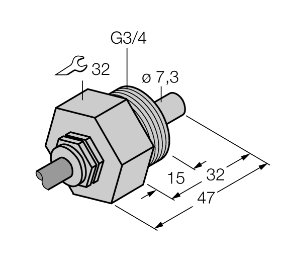 德国TURCK图尔克流量传感器FCS-G3/4A4-NAEX