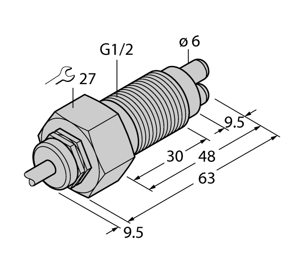 德国TURCK图尔克流量传感器FCS-GL1/2A2-NA/A/D100