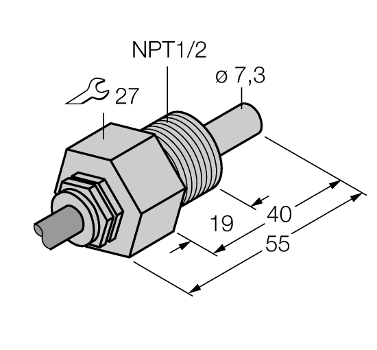 德国TURCK图尔克流量传感器FCS-N1/2A4-NAEX