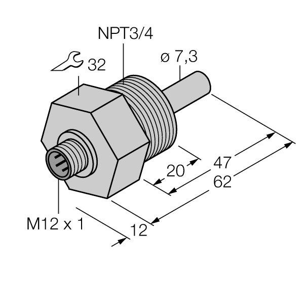 德国TURCK图尔克流量传感器FCS-N3/4A4-NA-H1141
