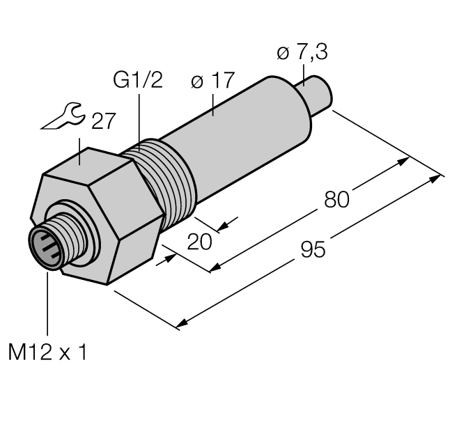德国TURCK图尔克流量传感器FCS-G1/2A4-NA-H1141/L080