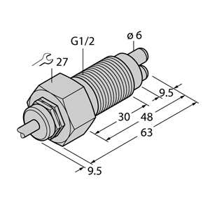 德国TURCK图尔克流量传感器FCS-GL1/2A2-NA/A/D100