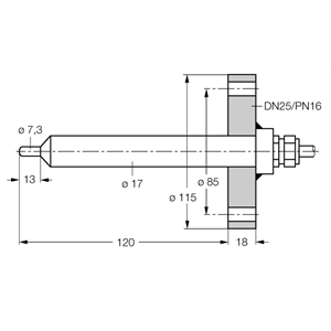 德国TURCK图尔克流量传感器FCS-DN25A4-NAEX0/L120/D079