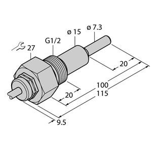 德国TURCK图尔克流量传感器FCS-G1/2A4-NAEX/AL100