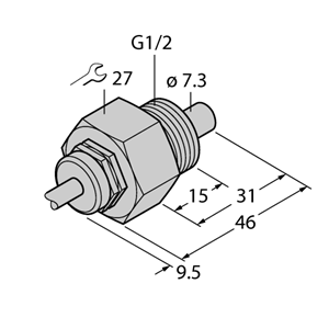 德国TURCK图尔克流量传感器FCS-G1/2A4-NAEX0/D024