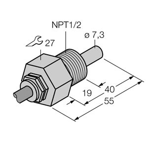 德国TURCK图尔克流量传感器FCS-N1/2A4-NAEX
