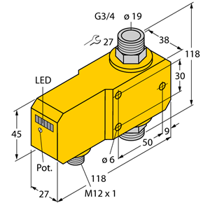 德国TURCK图尔克流量传感器FCI-D20A4P-ARX-H1140