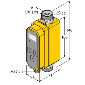 德国TURCK图尔克流量传感器FTCI-3/4D15A4P-4UP8X-H1160
