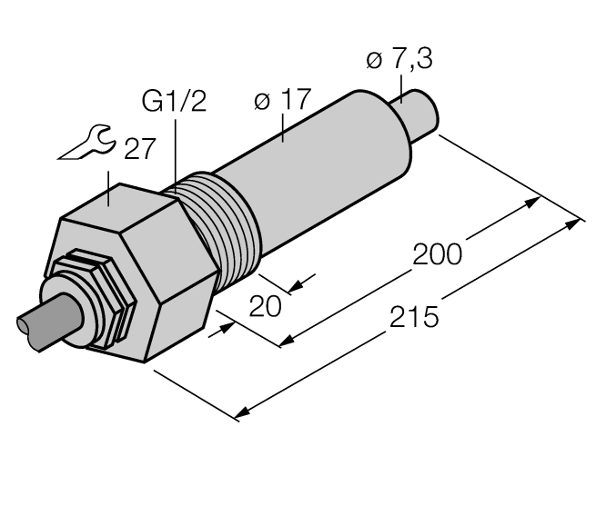 德国TURCK图尔克流量传感器FCS-G1/2A4-NA/L200