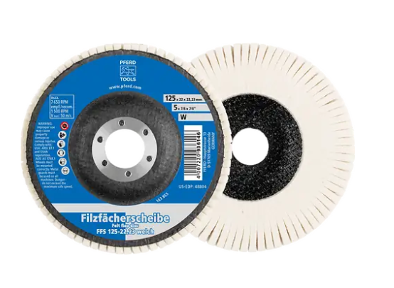 德国PFERD马圈毡式襟翼片 FFS 125/22,23 W